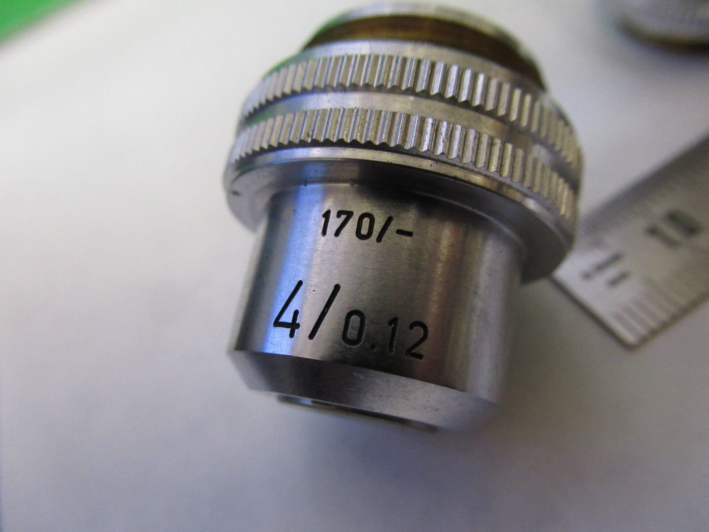LOT LEITZ wetzlar GERMANY OBJECTIVE MICROSCOPE PART /170 AS PICTURED X2-A-35