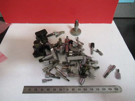 HUGE LOT ASSORTED SCREWS LEITZ BAUSCH ETC MICROSCOPE PART AS PICTURED T9-A-66