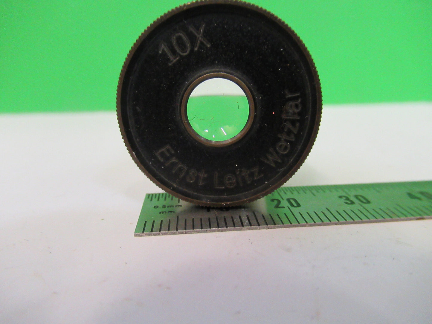 Antique Ernst Leitz Germany Eyepiece 10X Ocular Microscope Part
