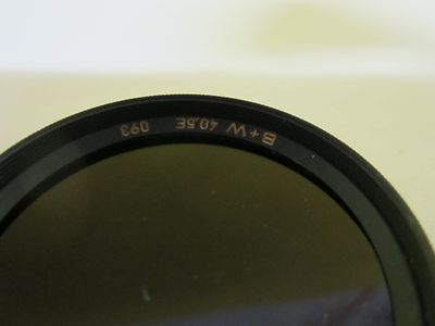 MICROSCOPE PART B+W GERMANY FILTER LENS OPTICS AS IS BIN#U2-B-30