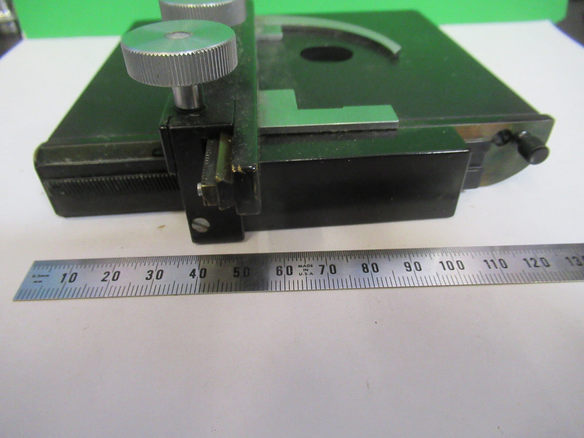 Bausch & Lomb Vintage Stage Table Xy Antique Microscope Part