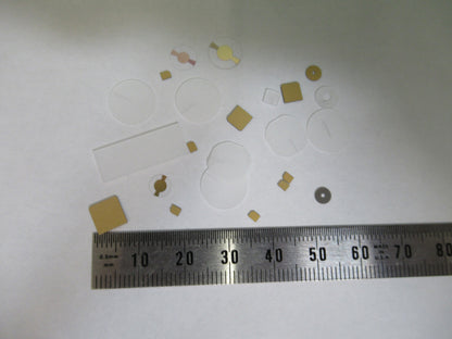 Lot Blanks Piezoelectric Quartz Crystal X-y-cut Gold Coated Piezo Sensor