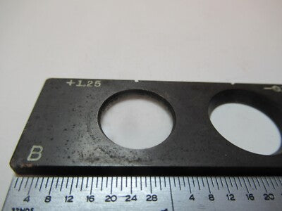Antique Microscope Part Slide "B" Rare Unknown
