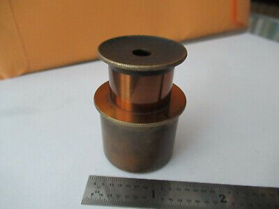 ANTIQUE BRASS ENGLAND HENRY CROUCH EYEPIECE MICROSCOPE PART AS PICTURED F3-A-10