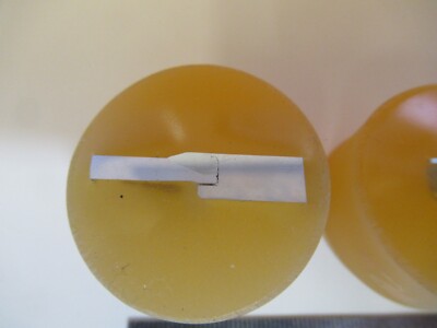 Lot 2 ea METALLOGRAPHIC METAL CROSS SECTION SPECIMEN MICROSCOPY SAMPLE &A7-A-29