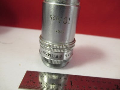 LEITZ GERMANY OBJECTIVE 10X /170 MICROSCOPE PART OPTICS AS PICTURED &75-B-15