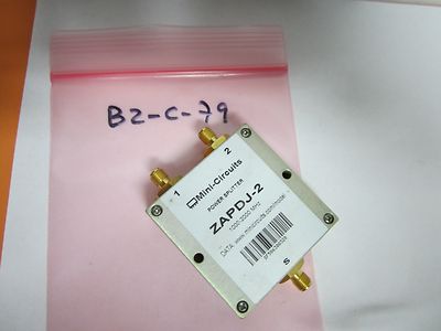 MINI CIRCUITS ZAPDJ-2 POWER SPLITTER 2 GHz RF FREQUENCY MICROWAVE BIN#B2-C-79