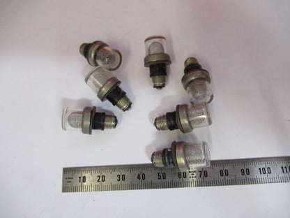 LOT 7 PCS LAMPS MILITARY RADIO GRC-206 AS PICTURED T1-A-21