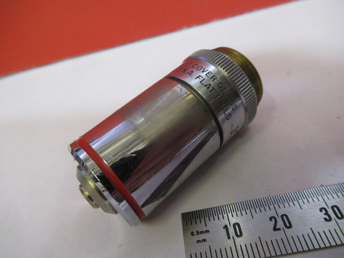 Industrial Bausch & Lomb 100X Lens Objective Microscope