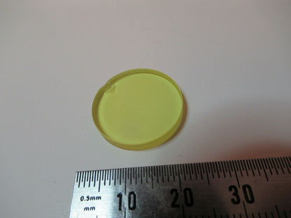 OPTICAL YELLOW FILTER OPTICS AS PICTURED &14-B-29
