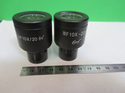 Pair WF10X Generic Eyepiece Ocular Lens Microscope Part