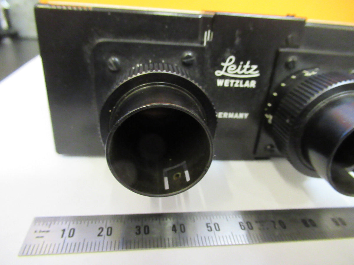 LEITZ GERMANY BINOCULAR HEAD LABORLUX MICROSCOPE PART AS PICTURED Y3-A-100