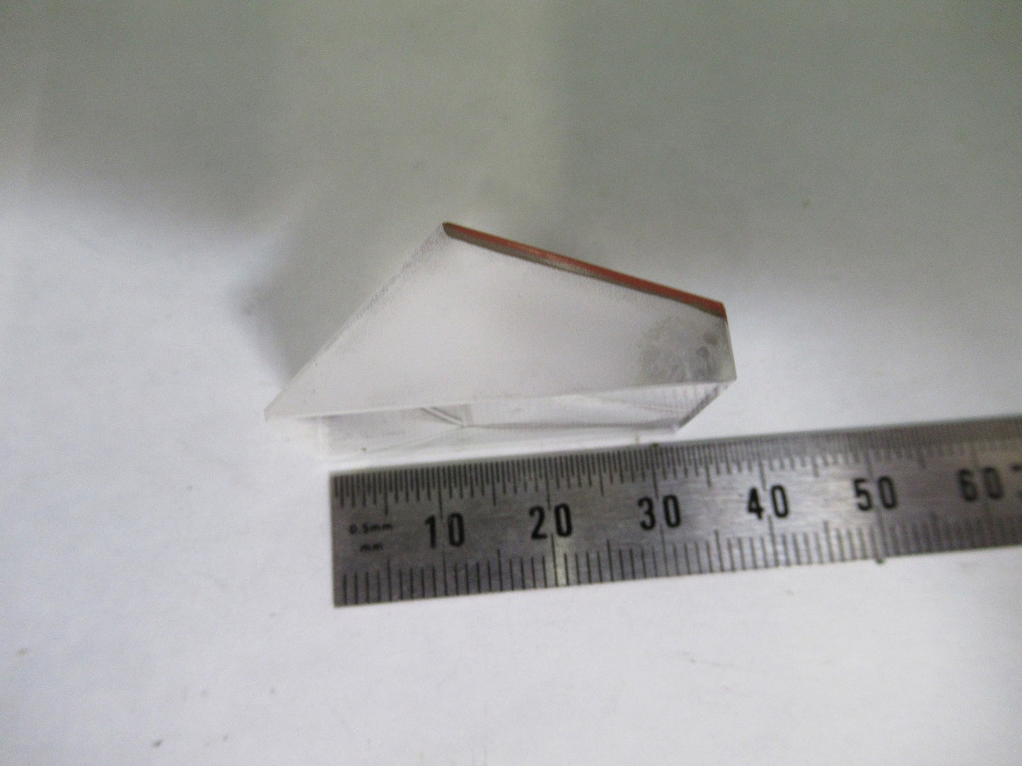 OLYMPUS JAPAN GLASS PRISM HEAD OPTICS MICROSCOPE PART AS PICTURED T3-B-57