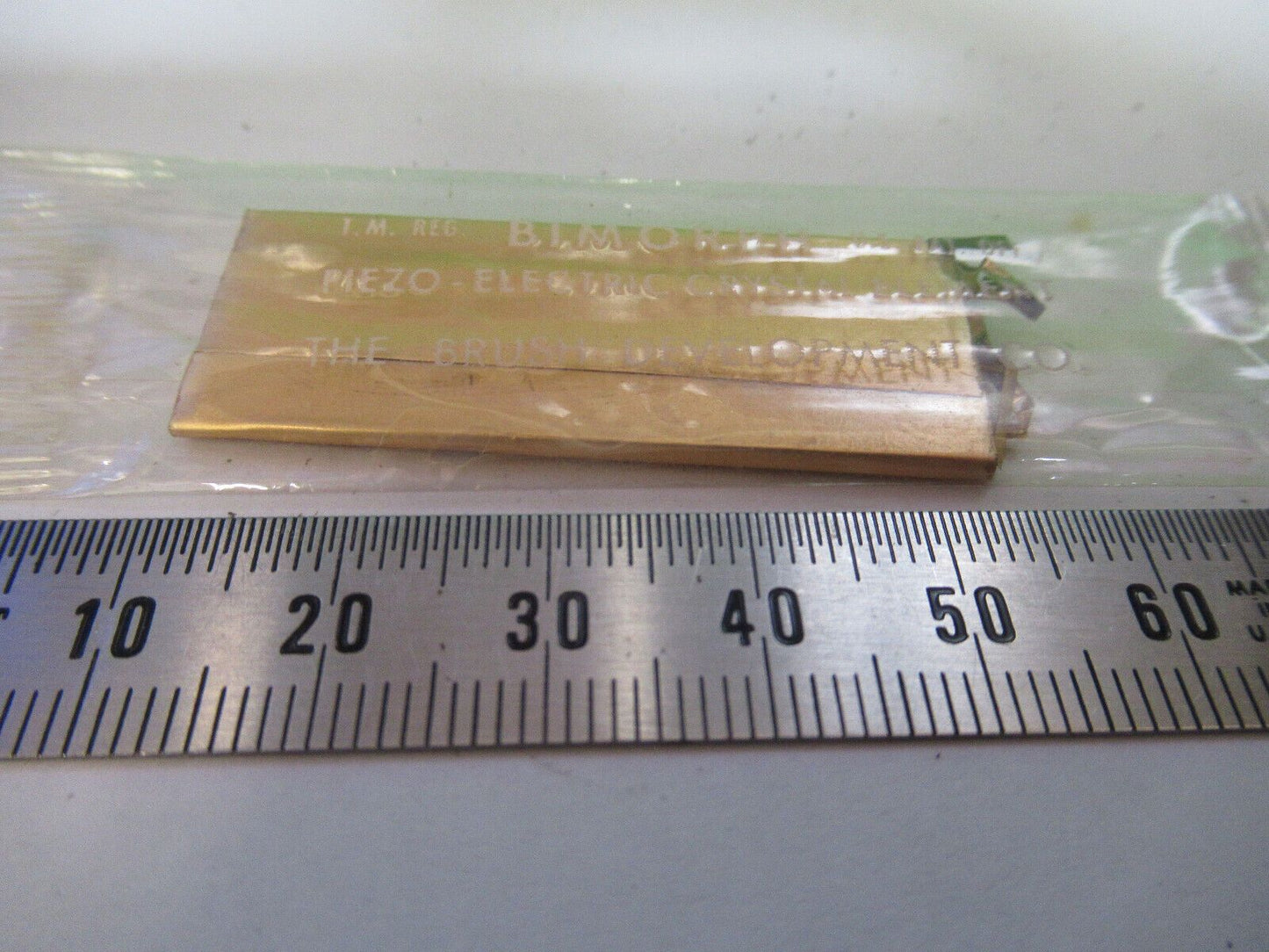 BRUSH BIMORPH PIEZO PIEZOELECTRIC PZT CERAMIC AS PICTURED &72-c-10