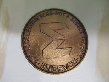 Endevco Columbia Rocket Coin Memorabilia Nice