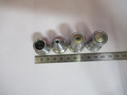 LOT AO AMERICAN SPENCER OBJECTIVES OPTICS MICROSCOPE PART AS PICTURED S4-B-77