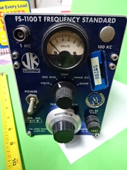 Collectable Vintage FS-1100 Frequency Standard Jk James Knight