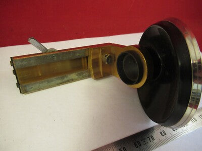 Antique Ernst Leitz Germany Nosepiece Stage Microscope Part Optics AS Pic