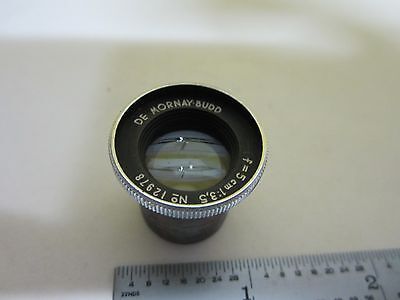 OPTICAL ANTIQUE LENS DE MORNAY BUDD VINTAGE OPTICS AS IS BIN#U4-B-03
