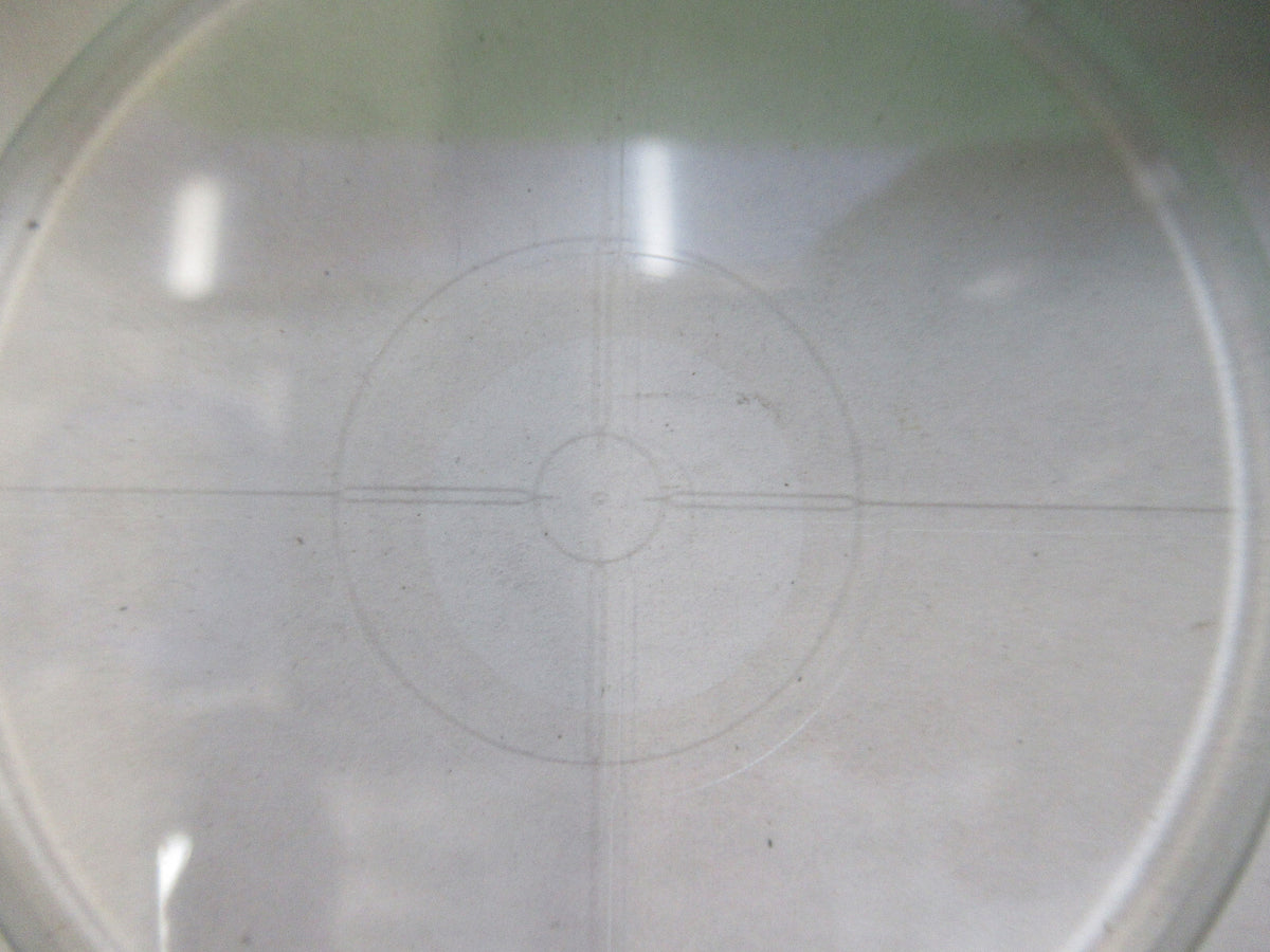 OPTICAL MIL SPEC CROSS TARGET WINDOW RETICLE LASER OPTICS AS PICTURED X7-A-49