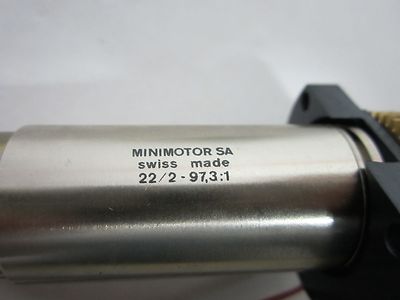 Mini Motor Swiss Made 22/2 97.3:1 for Ernst Leitz Microscope Optics