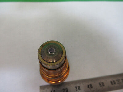 ANTIQUE BRASS BAUSCH LOMB OBJECTIVE MICROSCOPE PART AS PICTURED &Q9-A-115