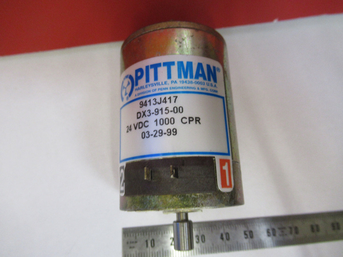 PITTMAN MOTOR 24 VDC DX3-915-00 AS PICTURED Q5-B-50