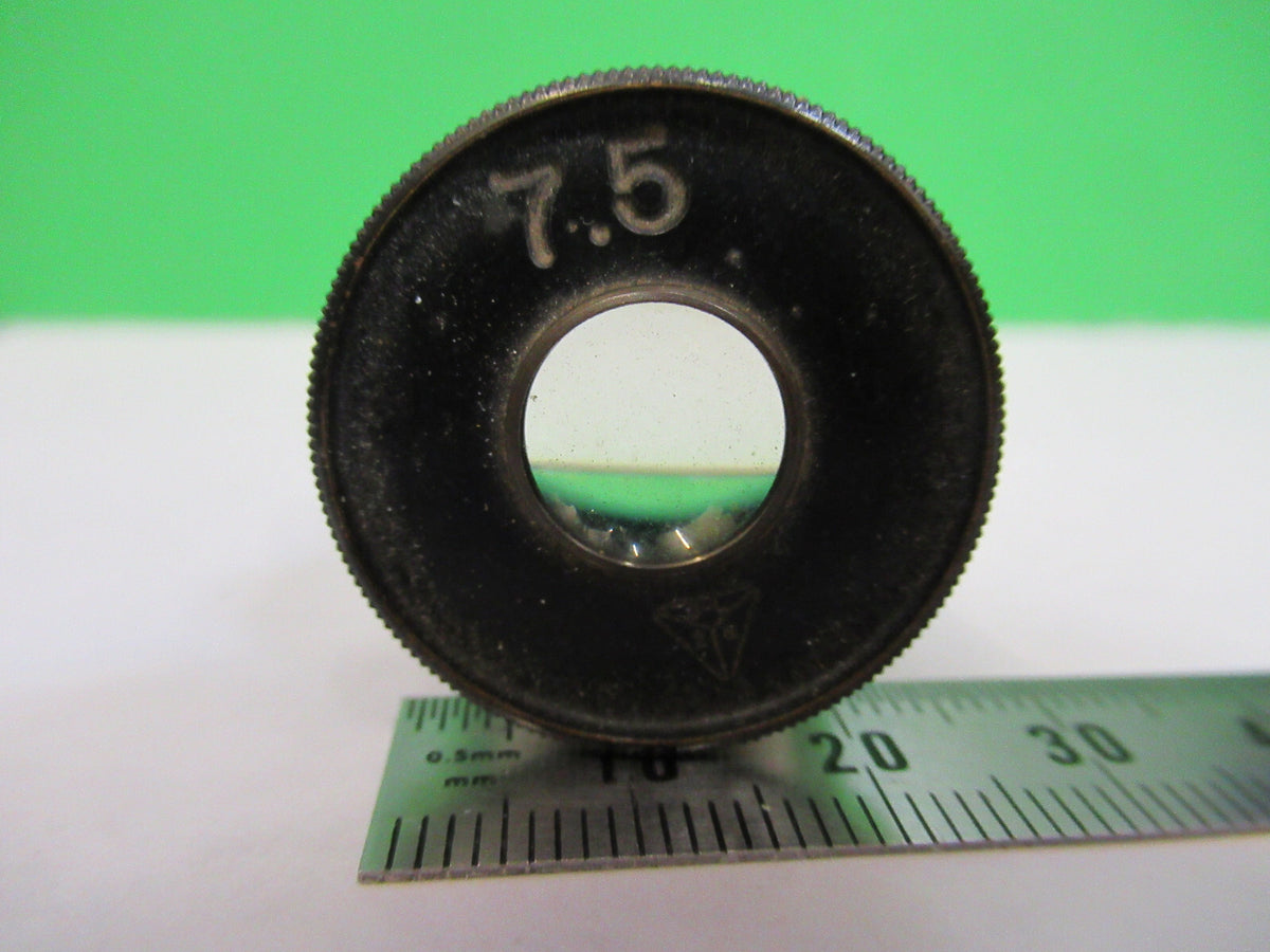ANTIQUE BAUSCH LOMB 7.5X  EYEPIECE OCULAR MICROSCOPE PART AS PICTURED X9-B-18