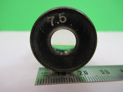 ANTIQUE BAUSCH LOMB 7.5X  EYEPIECE OCULAR MICROSCOPE PART AS PICTURED X9-B-18