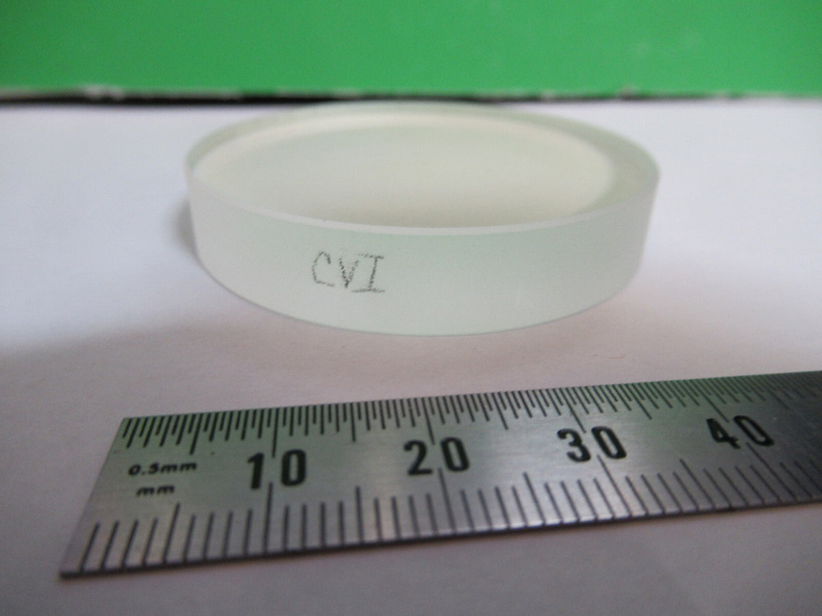 OPTICAL CVI 2" DIA COATED FLAT BK7 GLASS LASER OPTICS AS PICTURED H3-A-70