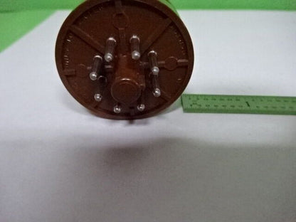 ANTIQUE QUARTZ RADIO CRYSTAL BLILEY ELECTRIC COLLINS 1 MHz GLASS FREQUENCY AQ-42