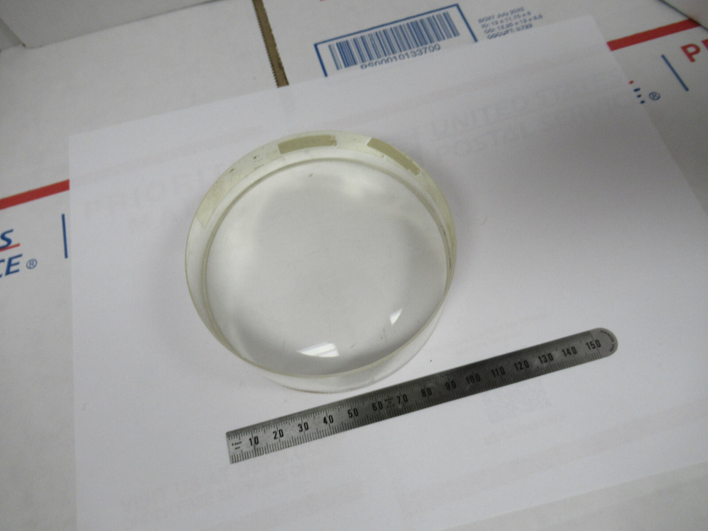 OPTISCHE DICKGLASLINSE VORFORM PL-CC LASEROPTIK WIE ABGEBILDET W1-A-57