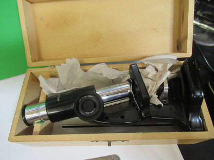 ANTIQUE RARE WOLLENSAK COLLECTABLE MINI MICROSCOPE OPTICAL AS PICTURED &H9-A-35