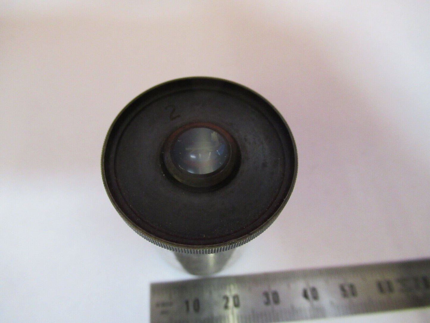 ANTIQUE BECK LONDON "2" EYEPIECE OCULAR MICROSCOPE PART AS PICTURED &S6-A-29