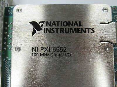 NATIONAL INSTRUMENTS NI PXI-6552 DIGITAL I/O BOARD MODULE AS PICTURED &3K-FT-48