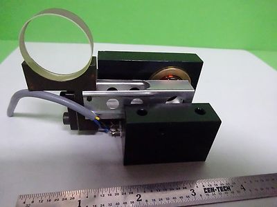MICROSCOPE PART OPTICAL PART SLIDER ?? OPTICS AS IS BIN#Y2-17