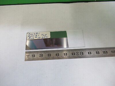 GLASS SLIDE COATED GERMANIUM THIN FILM 9,000 ANGSTROMS  AS PICTURED Z1-A-12