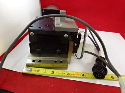 HUGE MICROSCOPE PART MOTORIZED POSITIONING STAGE TABLE for OPTICS AS IS BN#74-02