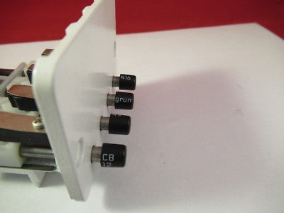 LEICA DMR GERMANY FILTER ASSEMBLY LENSES OPTICS MICROSCOPE PART AS PIC &6-B-01