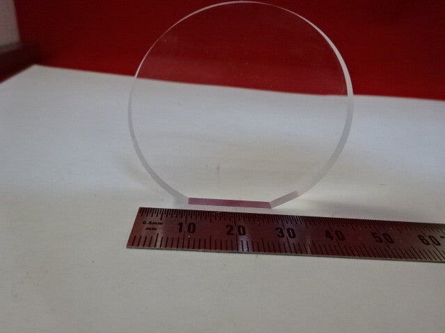 Wafer Very Thick Polished Synthetic Quartz Single Crystal Rare