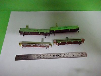 LOT MICROSCOPE PARTS RHEOSTATS NOBLE #11-A-04