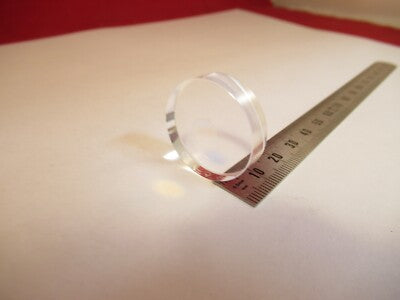 OPTICAL BK7 GLASS LASER LENS COATED OPTICS MIL SPEC RLG as pictured &W2-A-91