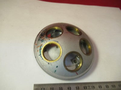 Olympus Japan Brass Nosepiece Microscope Part