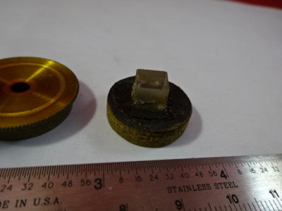 Antique Brass Portable Seeds Microscope Vintage Part AS IS
