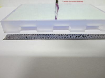 OPTICAL COATED CUSTOM PLATE LASER OPTICS BIN#G5-H-7