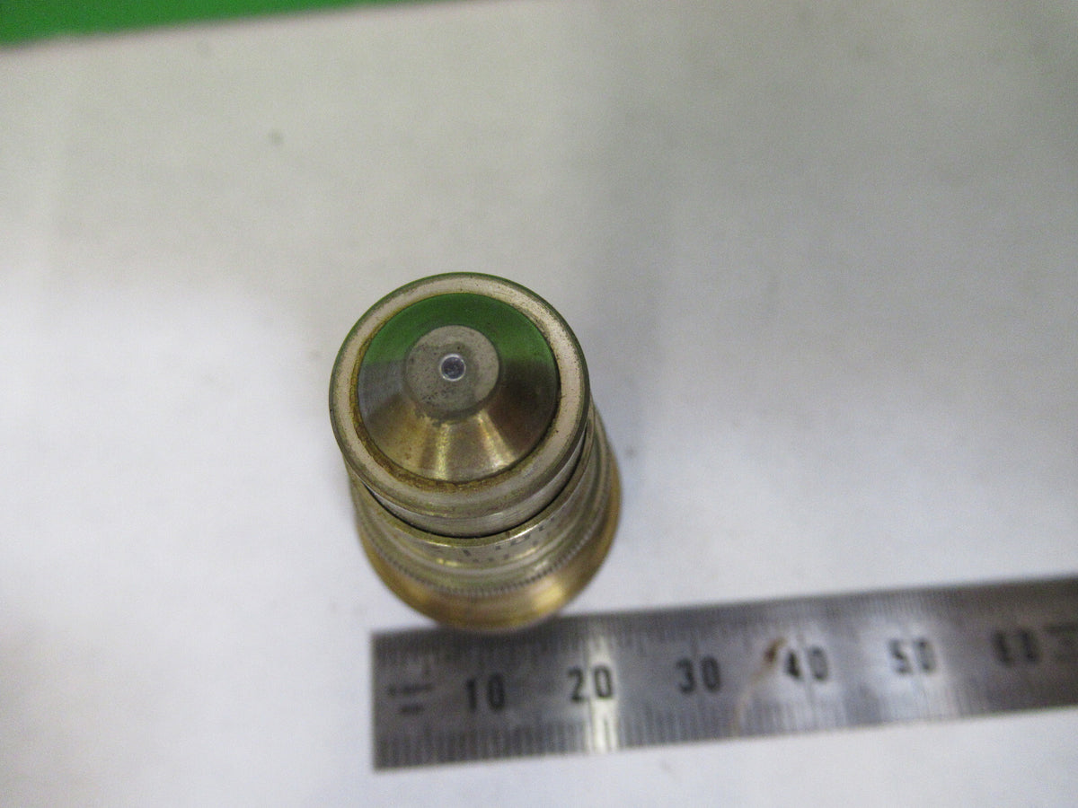 OBJECTIVE ANTIQUE BAUSCH LOMB 97X OPTICS MICROSCOPE PART AS PICTURED X2-A-96