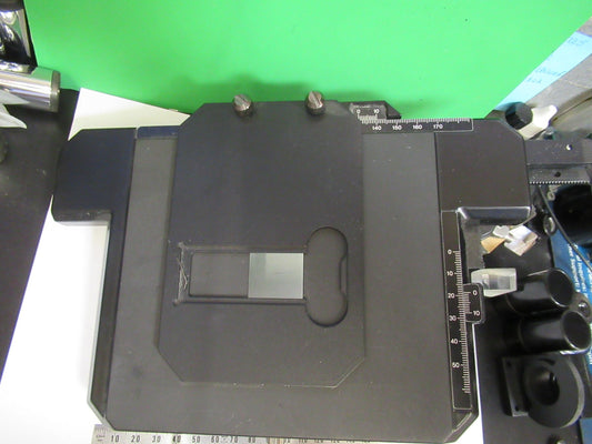 OLYMPUS JAPAN STAGE TABLE  XY WORKS FINE MICROSCOPE PART AS PICTURED T4-A-32