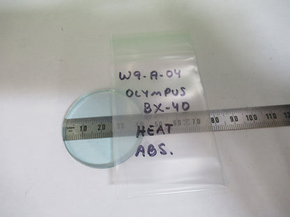 OLYMPUS BX-40 HEAT ABSORBING GLASS FILTER MICROSCOPE PART AS PICTURED #W9-A-04