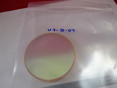 OPTICAL ZERODUR FLAT COATED OPTICS AS IS B#U7-B-04