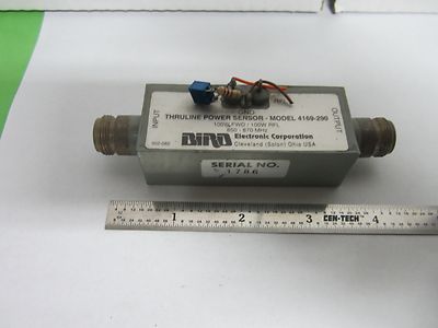 RF BIRD THRULINE POWER SENSOR 4169-290 870 MHz FREQUENCY MICROWAVE BIN#F3-23
